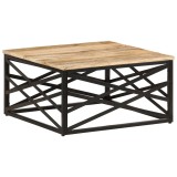 Cumpara ieftin Masuta de cafea, 68x68x35 cm, lemn masiv de mango