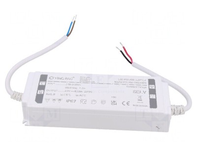 Alimentator LED 200W 24VDC 8,33A IP67 foto