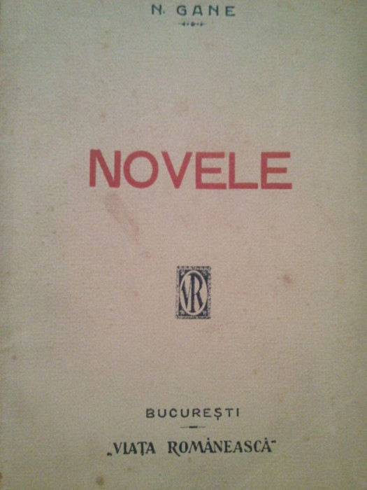 N. Gane - Novele