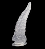 Dildo Dop Anal Large Butt Sex Play Octopus Cristal Clear Spreader Enlarger