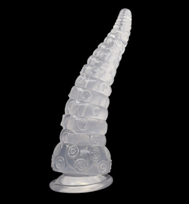 Dildo Dop Anal Large Butt Sex Play Octopus Cristal Clear Spreader Enlarger foto