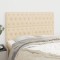 vidaXL Tăblii de pat, 4 buc, crem, 80x7x78/88 cm, textil 3116679