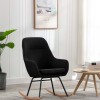 Gossi scaun balansoar, negru, material textil