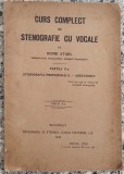 Curs complect de stenografie cu vocale - Henri Stahl// partea II-a, 1918