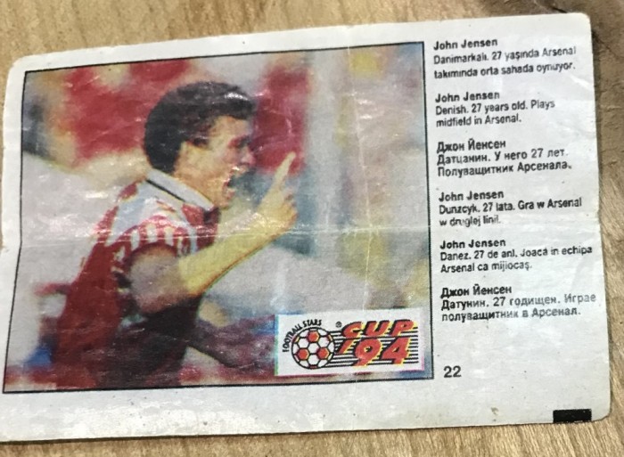 COLOB Actibild Fodbal 1994 Nr. 22