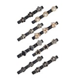 Set de 8 agrafe pentru par Fohyloy, plastic, multicolor, 3 x 9.5 cm