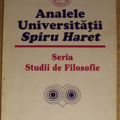 Analele Universității Spiru Haret, Seria Studii de Filosofie (nr. 5, 2003)