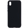 Husa Silicon Matt Neagra pentru Huawei Y5 2019, Protectie Premium