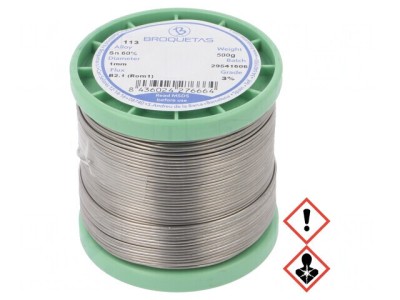 S&amp;acirc;rmă de lipit cu plumb 1mm 0,5kg foto