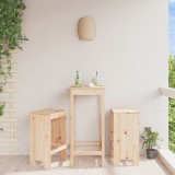 VidaXL Taburete de bar, 2 buc., 40x36x75 cm, lemn masiv de pin