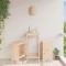 vidaXL Taburete de bar, 2 buc., 40x36x75 cm, lemn masiv de pin 825345