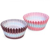 Forme de Copt, Cupcake, Model Maro și Roz cu Inel Ciel, Diametru 6cm, Set 150buc, Oem