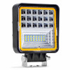 Proiector LED pentru Off-Road, ATV, SSV, cu functie de semnalizare, culoare 6500K, 3360 lm, tensiune 9 - 36V, dimensiuni 110 x 110 mm, Amio