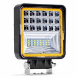 Proiector cu LED din metal patrat Combo Angel Eyes cu 2 functii 9/36V Amio Garage AutoRide