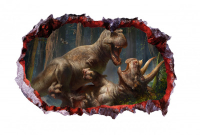 Sticker decorativ cu Dinozauri, 85 cm, 4308ST-1 foto