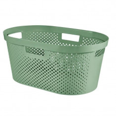 Cos rufe, 4 manere, plastic, verde, 40 L, 59x39x27 cm, Infinity Recycled, Curver foto