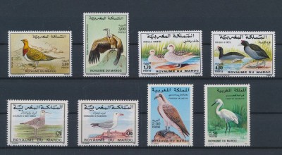 MAROC-PASARI-1992-1996-Serii de cate 2 timbre nestampilate din 1992-93-94-96 foto