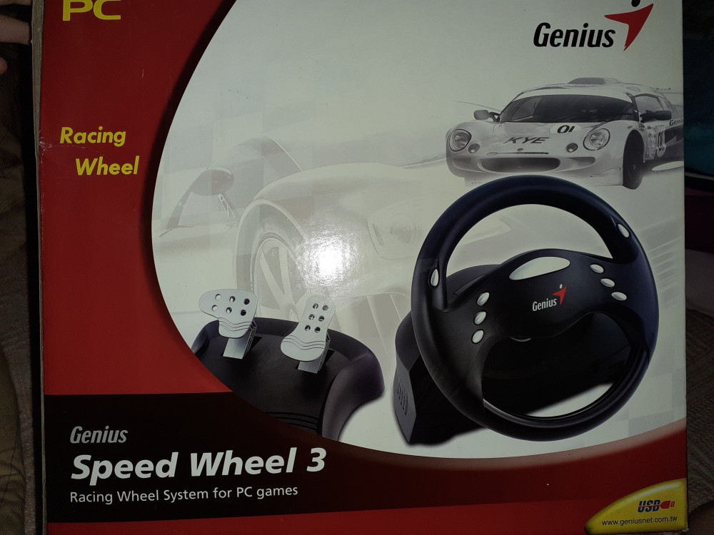Volan +pedala Genius Speed Wheel 3 | arhiva Okazii.ro