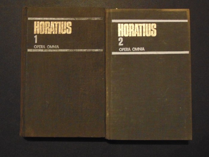 Horatius Opera omnia Ode, Epode si Carmen Saeculare 1, 2