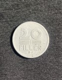Moneda 20 filler 1967 Ungaria