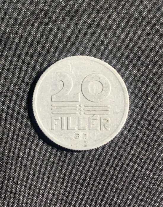 Moneda 20 filler 1967 Ungaria