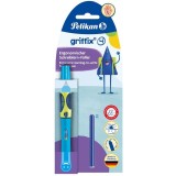 Stilou Griffix pentru stangaci Neon Fresh Blue Pelikan