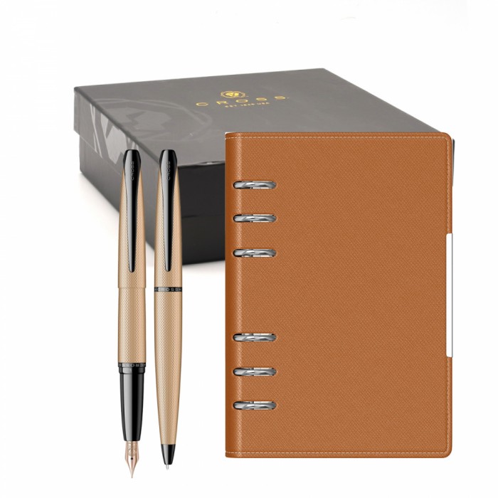 Set pix si stilou Cross ATX in caseta cadou cu organizer B6