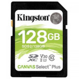 Card de memorie Kingston Canvas Select Plus 100R 128GB SDXC Clasa 10