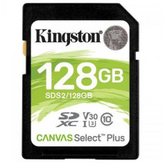 Card de memorie Kingston Canvas Select Plus 100R 128GB SDXC Clasa 10 foto