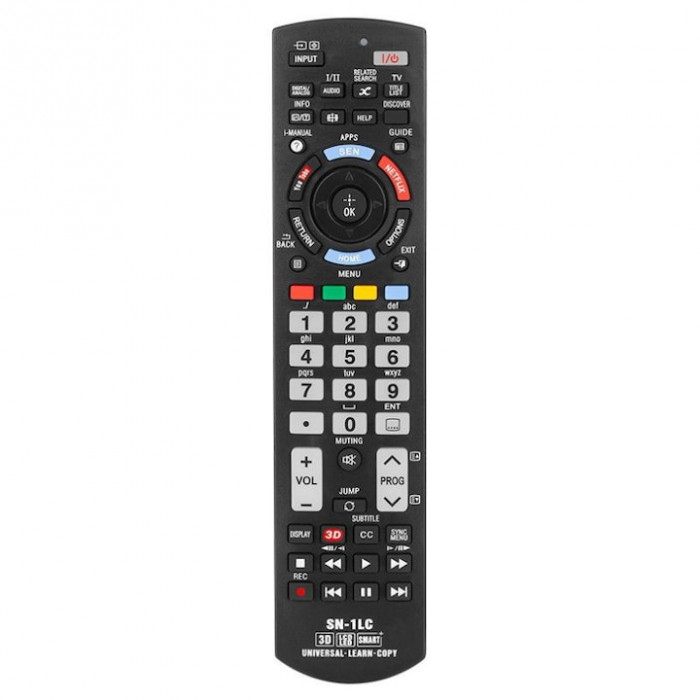 Telecomanda universala inteligenta Sony, compatibila cu televizoarele TV/LCD/LED, 8M, culoare neagra