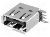 Conector USB A, pentru PCB, JST - UBAL-4R-D14-4S(LF)(SN)