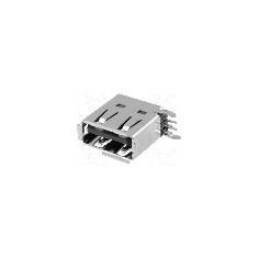 Conector USB A, pentru PCB, JST - UBAL-4R-D14-4S(LF)(SN)