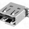 Conector USB A, pentru PCB, JST - UBAL-4R-D14-4S(LF)(SN)