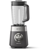 Blender Philips HR3020/20 Seria 5000, 1000 W, Lame noi ProBlend Plus, Vas cu straturi ProBlend Plus, 3 viteze plus Impuls, Lame detasabile, capacitate