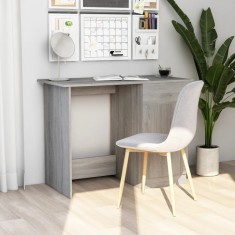 vidaXL Birou, gri sonoma, 100x50x76 cm, lemn prelucrat 815421
