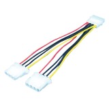CABLU alimentare LOGILINK, adaptor Molex (T) la 2 x Molex (M), &quot;CP0001&quot; (timbru verde 0.08 lei)