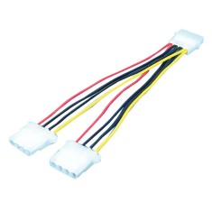 CABLU alimentare LOGILINK, adaptor Molex (T) la 2 x Molex (M), &amp;quot;CP0001&amp;quot; (timbru verde 0.08 lei) foto