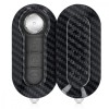 Husa Cheie Auto pentru Fiat / Lanica - 3 Butoane, Plastic, Negru, 52233.01, Kwmobile