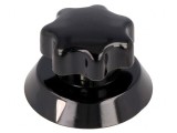 Buton rotativ termoplastic &Oslash;6mm &Oslash;31x25mm