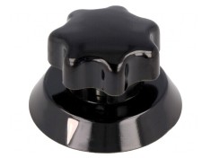 Buton rotativ termoplastic &Oslash;6mm &Oslash;31x25mm