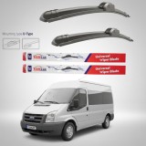 Cumpara ieftin Ștergătoare Ford Transit Mk7 Minibus Long (2006&ndash;2009) TeamCar&reg; &ndash; Flat | Set față