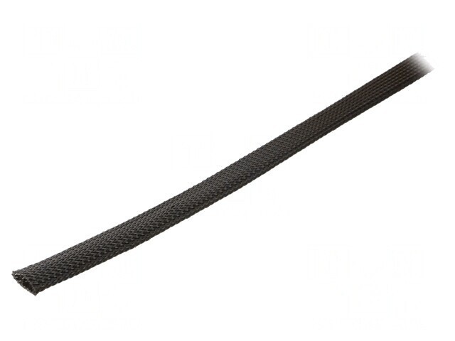 Trese Poliester Negru 15mm