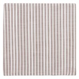 Fata de Perna Decorativa de Vara Bej cu Dungi 45x45 cm