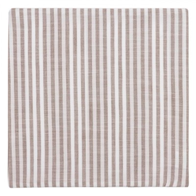 Fata de Perna Decorativa de Vara Bej cu Dungi 45x45 cm foto