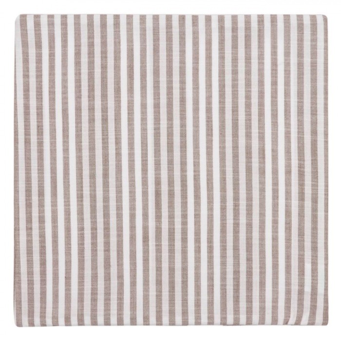 Fata de Perna Decorativa de Vara Bej cu Dungi 45x45 cm