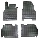 Set covorase auto din cauciuc Renault Kangoo 2 5loc 2007-2021, Negru, presuri BestAutoVest, negre, 4 buc., Rapid