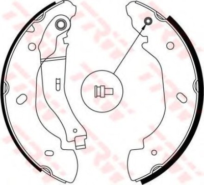 Set saboti frana FORD TRANSIT caroserie (FA) (2000 - 2006) TRW GS8689 foto