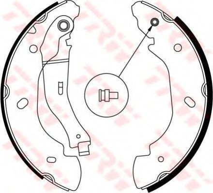 Set saboti frana FORD TRANSIT caroserie (FA) (2000 - 2006) TRW GS8689