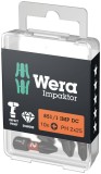 Set 10 biti 851/1 IMP DC, PH2 x 25mm, Wera 05057616001 HardWork ToolsRange