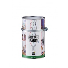 Vopsea Whiteboard, SchetchPaint Alb Mat, Magpaint, 1 Litru